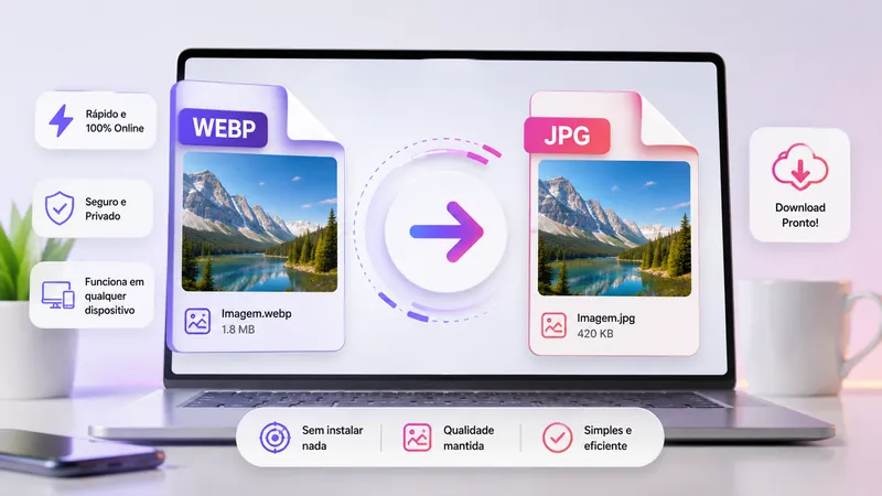 Como converter imagens WebP para JPG sem instalar programas